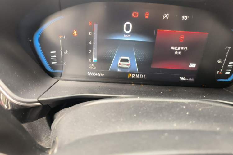 Used Ford Focus 2022 Sedan EcoBoost 180 Automatic Performance Edition Odometer Close Up