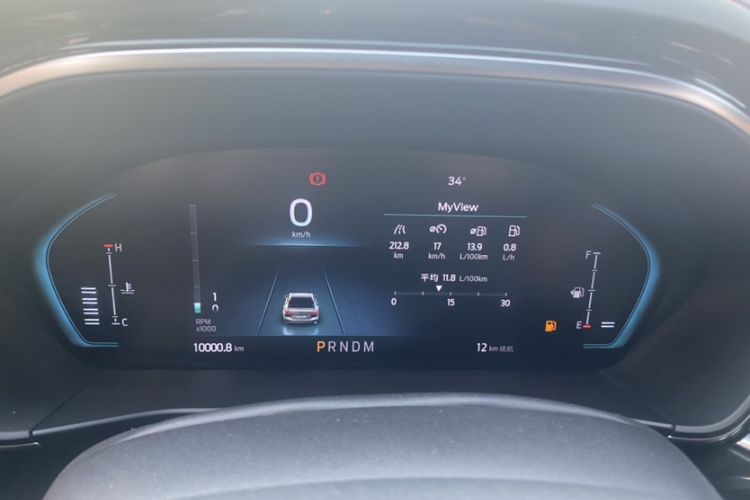 Used Ford Focus 2022 Hatchback EcoBoost 180 Automatic ST Line Odometer Close Up