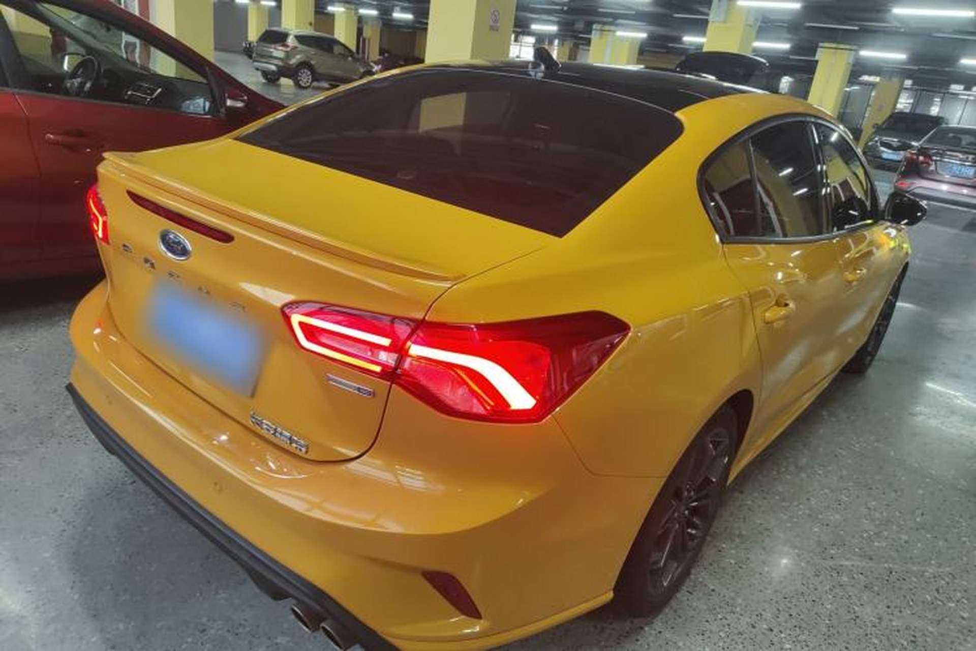Used Ford Focus 2022 Sedan EcoBoost 180 Automatic ST Line Rear Right 45 Deg