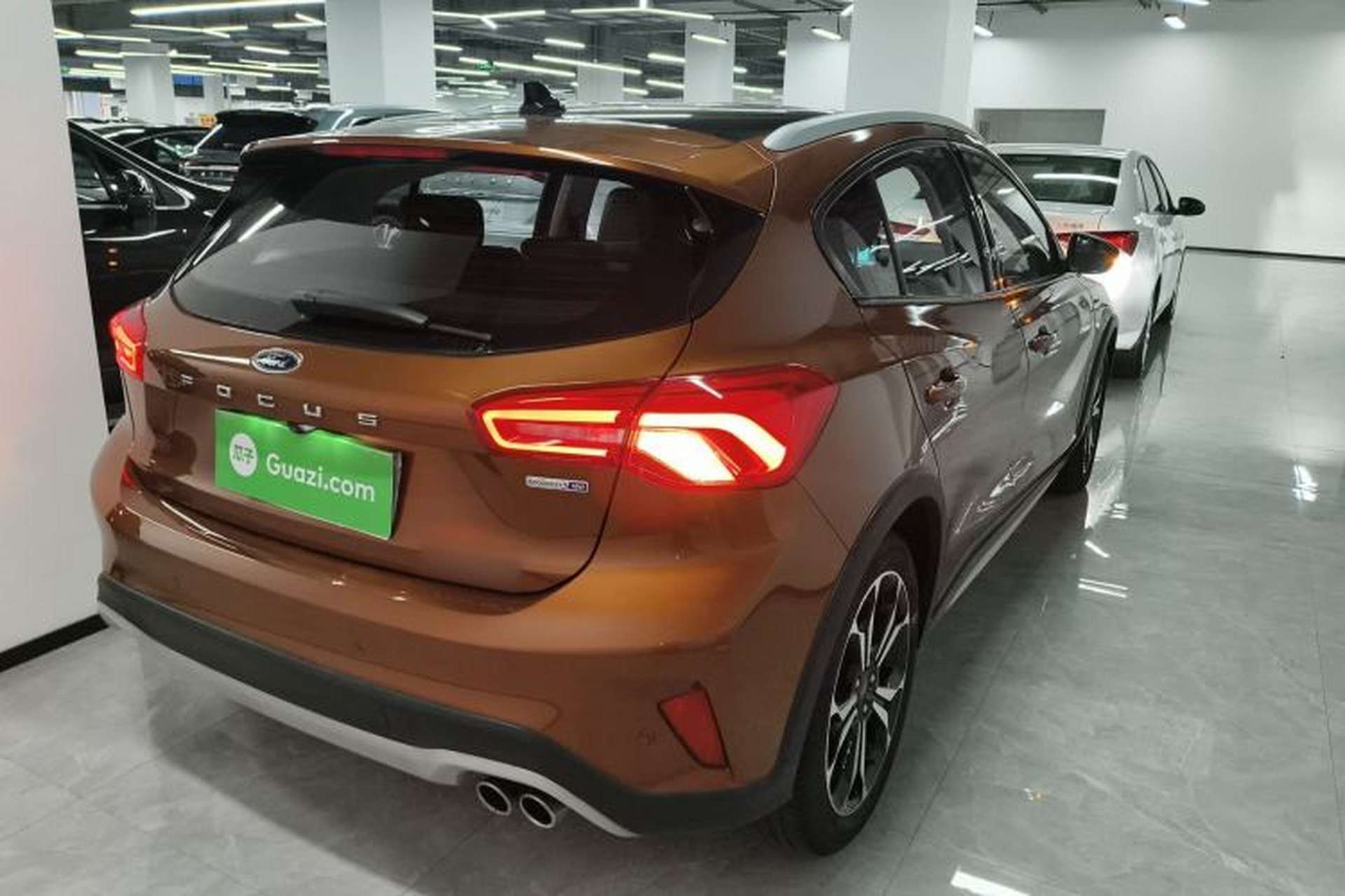 Used Ford Focus Active 2020 EcoBoost 180 Automatic Titanium Edition Rear Right 45 Deg