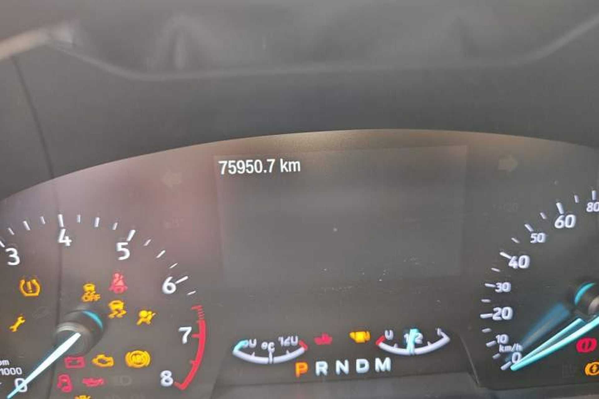Used Ford Focus Active 2020 EcoBoost 180 Automatic Titanium Edition Odometer Close Up