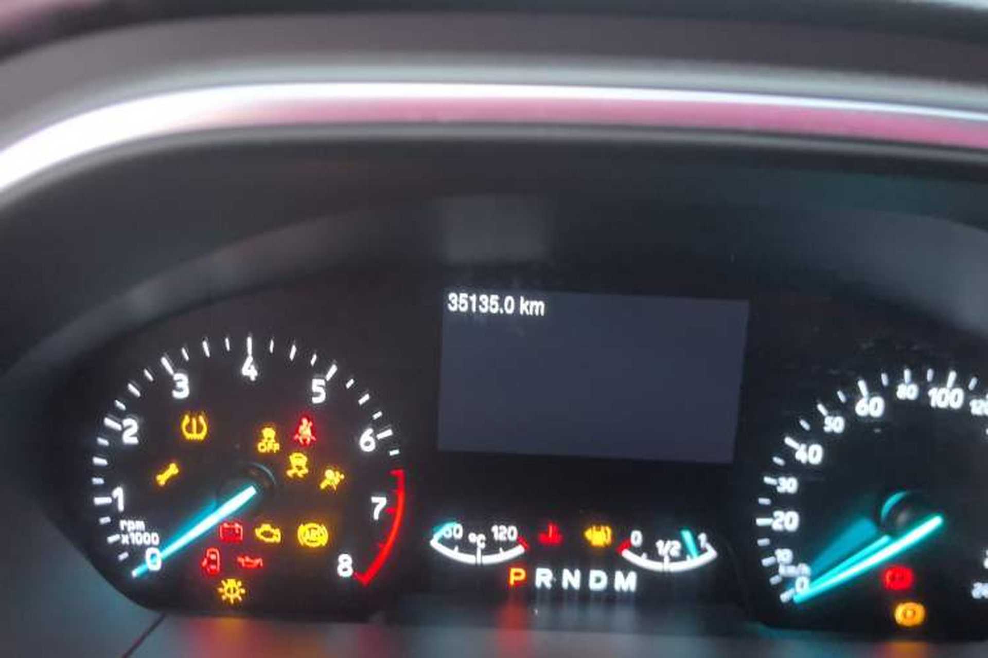Used Ford Focus Active 2020 EcoBoost 180 Automatic Titanium Edition Odometer Close Up