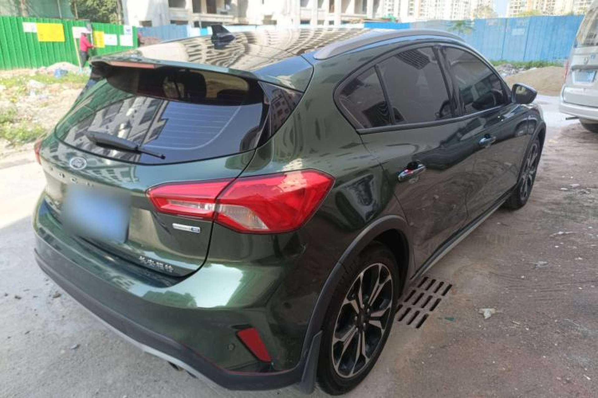 Used Ford Focus Active 2020 EcoBoost 180 Automatic Titanium Edition Rear Right 45 Deg