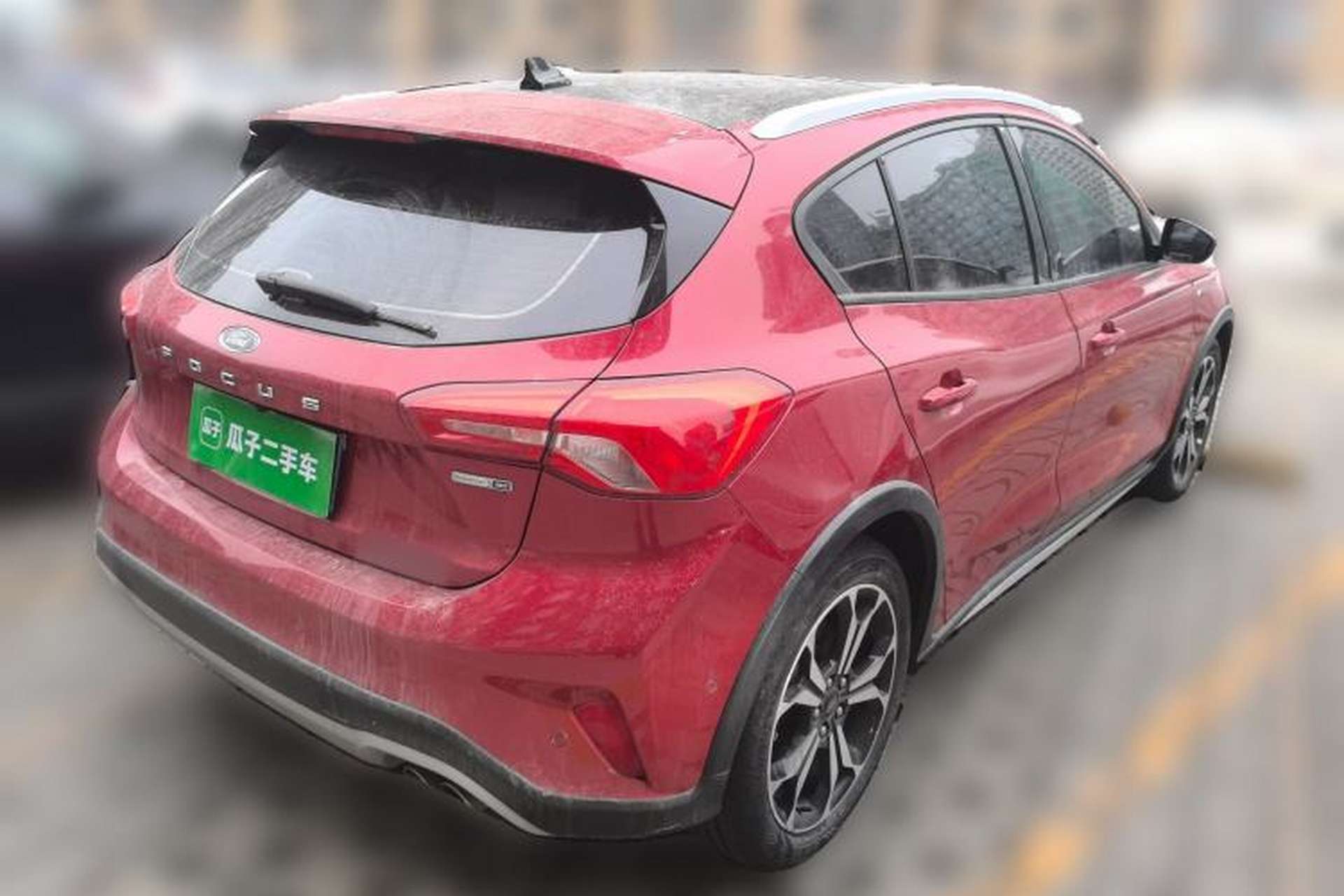 Used Ford Focus Active 2020 EcoBoost 180 Automatic Titanium Edition Rear Right 45 Deg