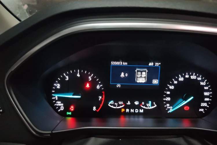 Used Ford Focus Active 2020 EcoBoost 180 Automatic Trendy Model Odometer Close Up