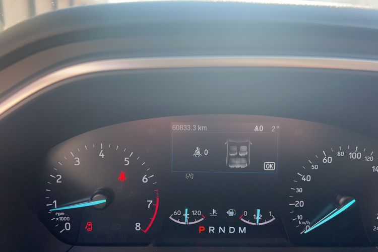 Used Ford Focus Active 2020 EcoBoost 180 Automatic Trendy Model Odometer Close Up
