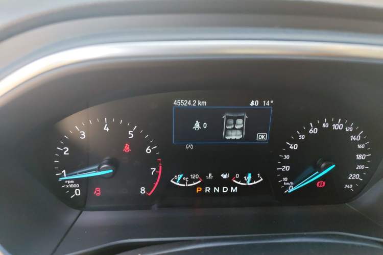 Used Ford Focus Active 2020 EcoBoost 180 Automatic Trendy Model Odometer Close Up