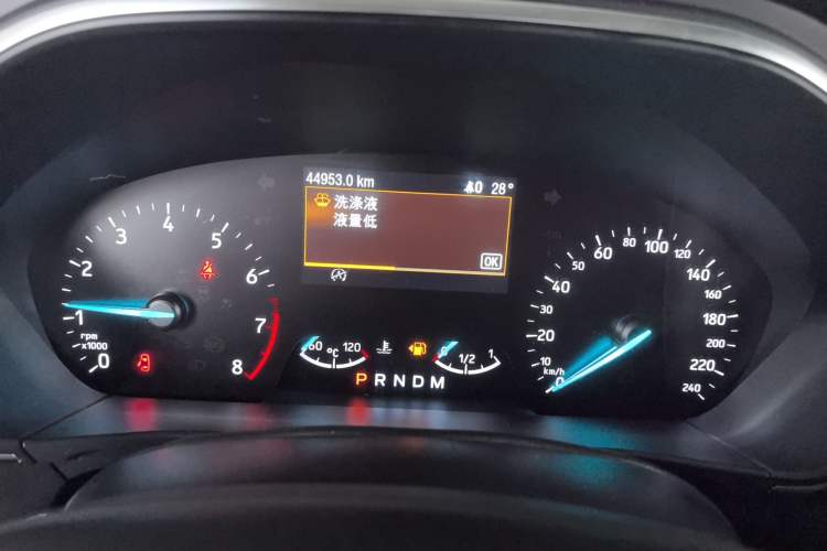 Used Ford Focus Active 2020 EcoBoost 180 Automatic Trendy Model Odometer Close Up