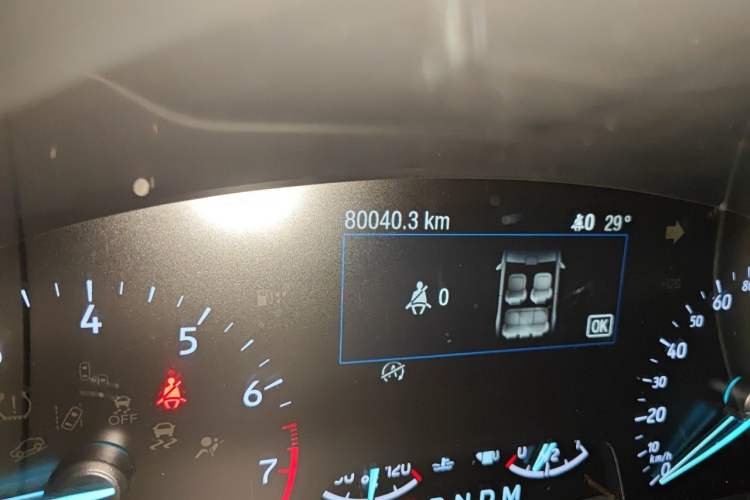 Used Ford Focus Active 2020 EcoBoost 180 Automatic Trendy Model Odometer Close Up