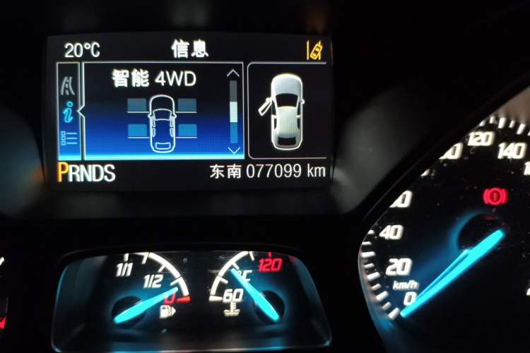 Used Ford Kuga 2013 2.0L GTDi Four-Wheel Drive Premium Model Odometer Close Up