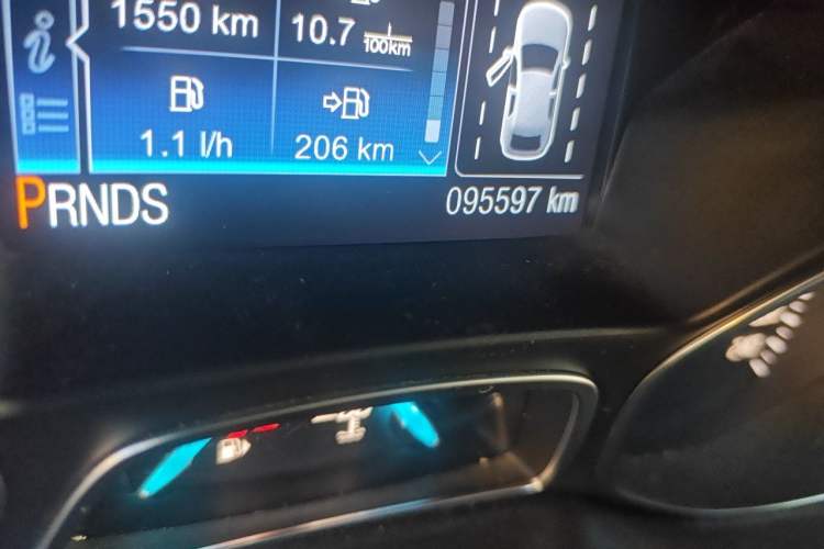 Used Ford Kuga 2013 1.6L GTDi 4x4 Elite Model Odometer Close Up