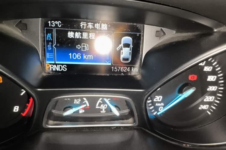 Used Ford Kuga 2013 2.0L GTDi Four-Wheel-Drive Sport Model Odometer Close Up