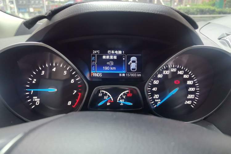 Used Ford Kuga 2013 1.6L GTDi 4x4 Elite Model Odometer Close Up