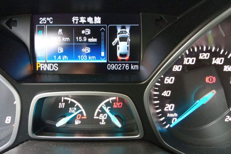 Used Ford Kuga 2013 2.0L GTDi Four-Wheel-Drive Sport Model Odometer Close Up