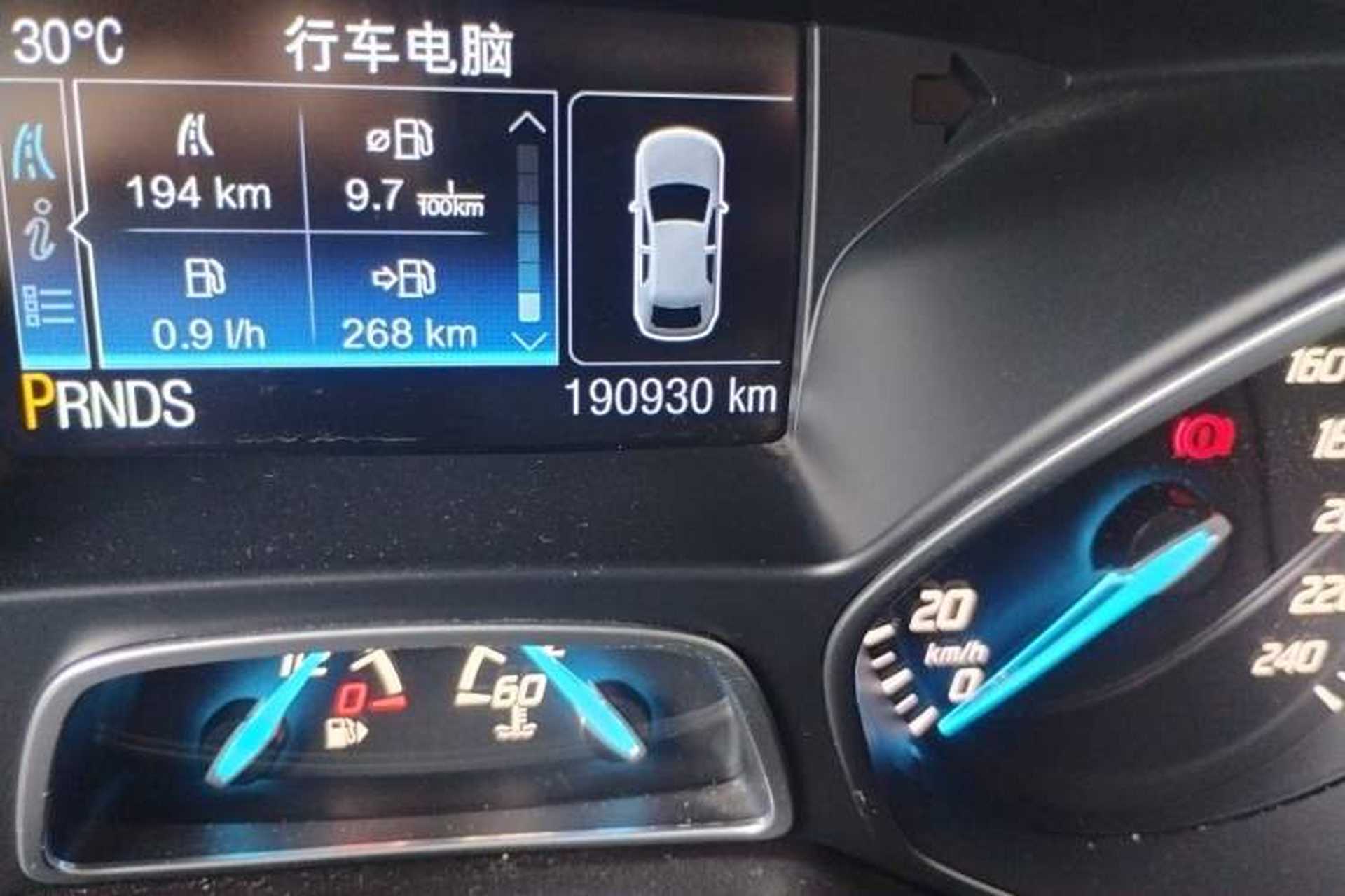 Used Ford Kuga 2013 2.0L GTDi Four-Wheel-Drive Elite Model Odometer Close Up