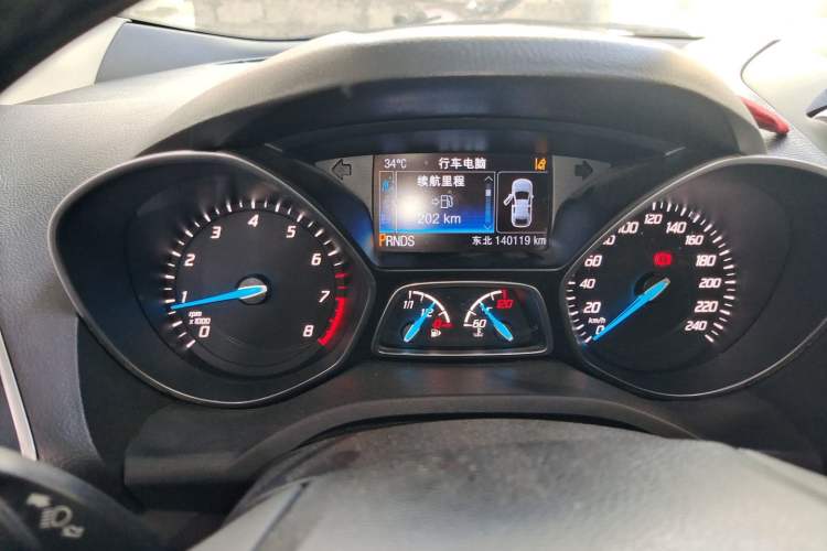 Used Ford Kuga 2013 2.0L GTDi Four-Wheel Drive Premium Model Odometer Close Up