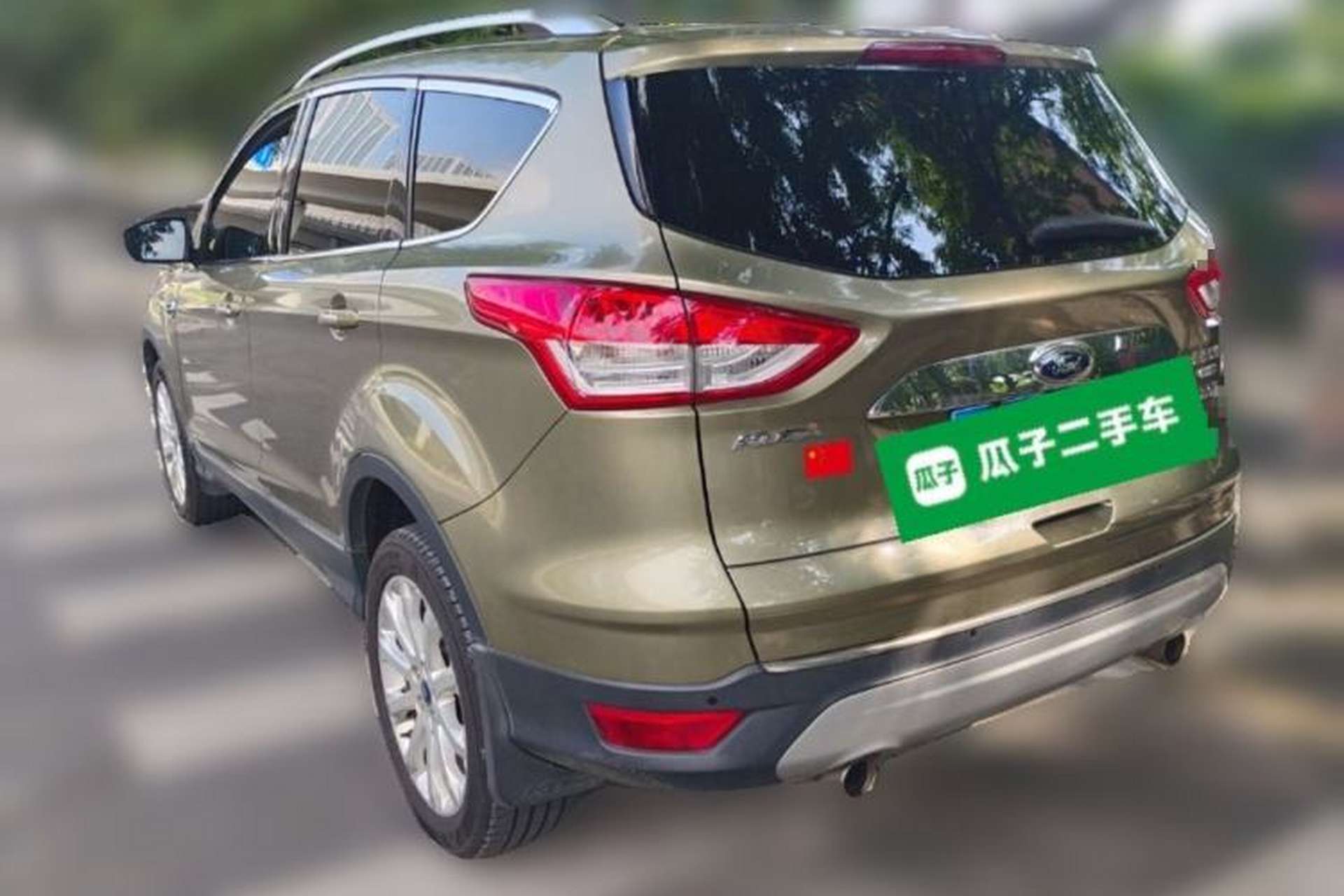 Used Ford Kuga 2013 2.0L GTDi Four-Wheel-Drive Elite Model Rear Left 45 Deg