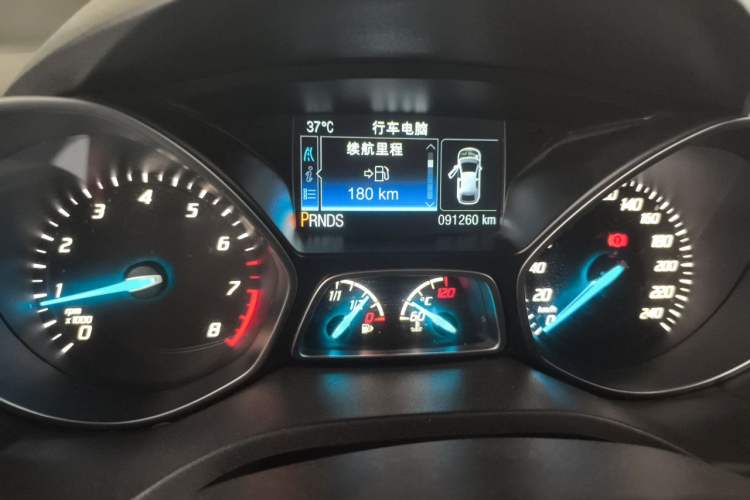 Used Ford Kuga 2013 2.0L GTDi Four-Wheel-Drive Sport Model Odometer Close Up