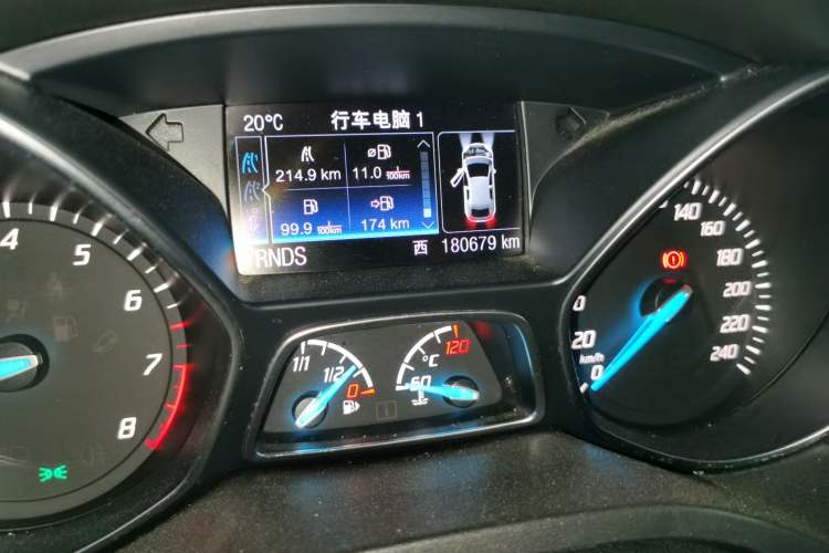 Used Ford Kuga 2013 2.0L GTDi Four-Wheel-Drive Sport Model Odometer Close Up