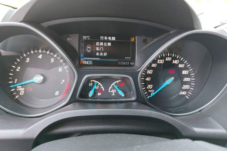 Used Ford Kuga 2013 2.0L GTDi Four-Wheel-Drive Sport Model Odometer Close Up