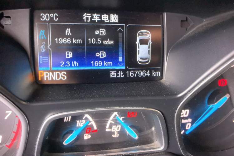 Used Ford Kuga 2013 2.0L GTDi Four-Wheel-Drive Sport Model Odometer Close Up
