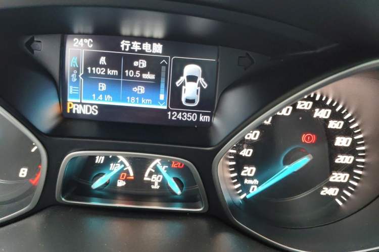 Used Ford Kuga 2013 2.0L GTDi Four-Wheel-Drive Sport Model Odometer Close Up