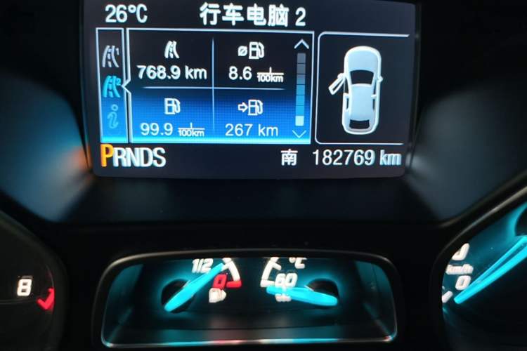 Used Ford Kuga 2013 1.6L GTDi 4x4 Elite Model Odometer Close Up