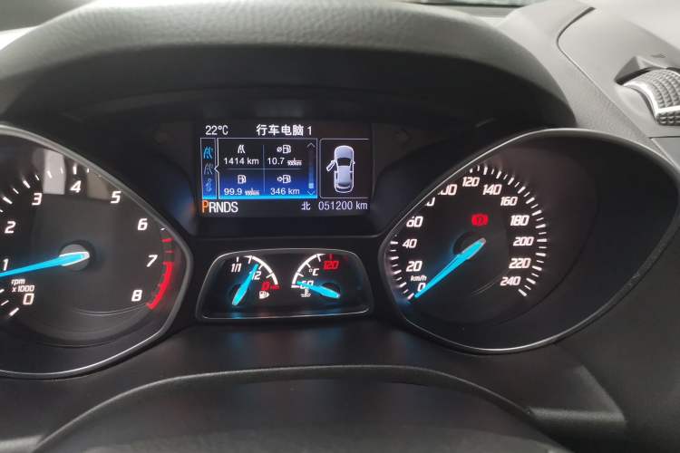 Used Ford Kuga 2013 1.6L GTDi 4x4 Elite Model Odometer Close Up