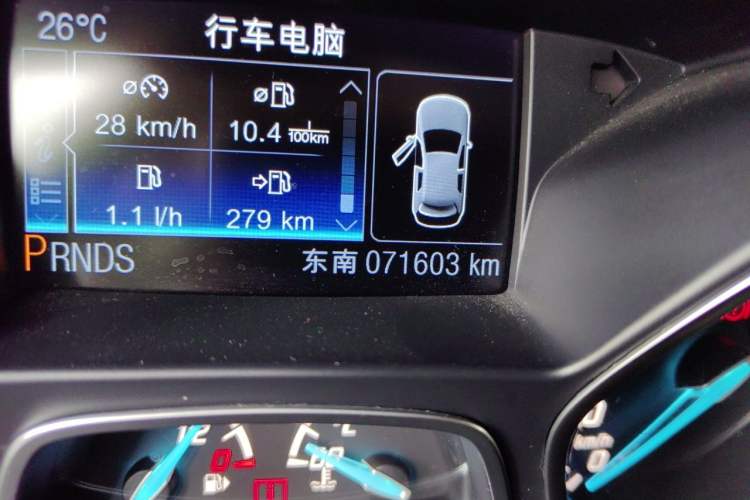 Used Ford Kuga 2013 1.6L GTDi 4x4 Elite Model Odometer Close Up