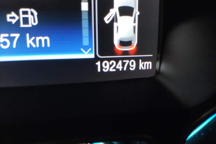 Used Ford Kuga 2013 2.0L GTDi Four-Wheel-Drive Sport Model Odometer Close Up