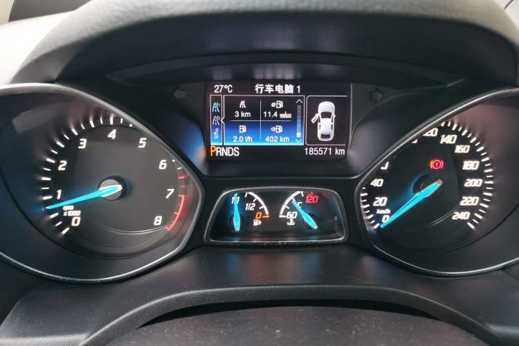 Used Ford Kuga 2013 2.0L GTDi Four-Wheel-Drive Sport Model Odometer Close Up