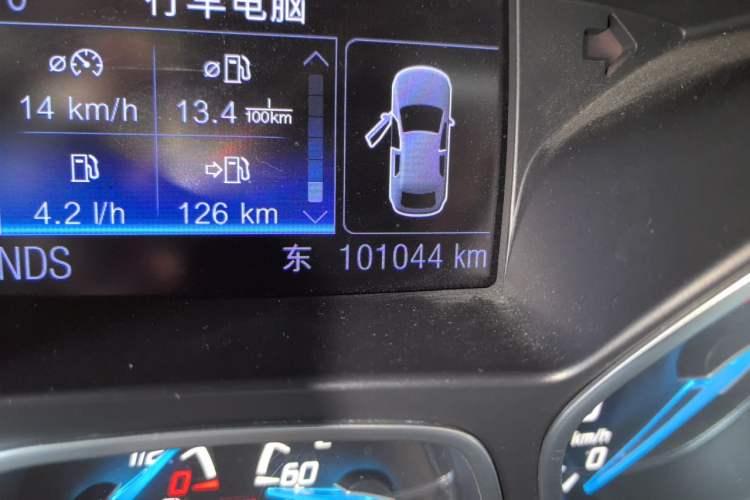 Used Ford Kuga 2013 2.0L GTDi Four-Wheel-Drive Elite Model Odometer Close Up