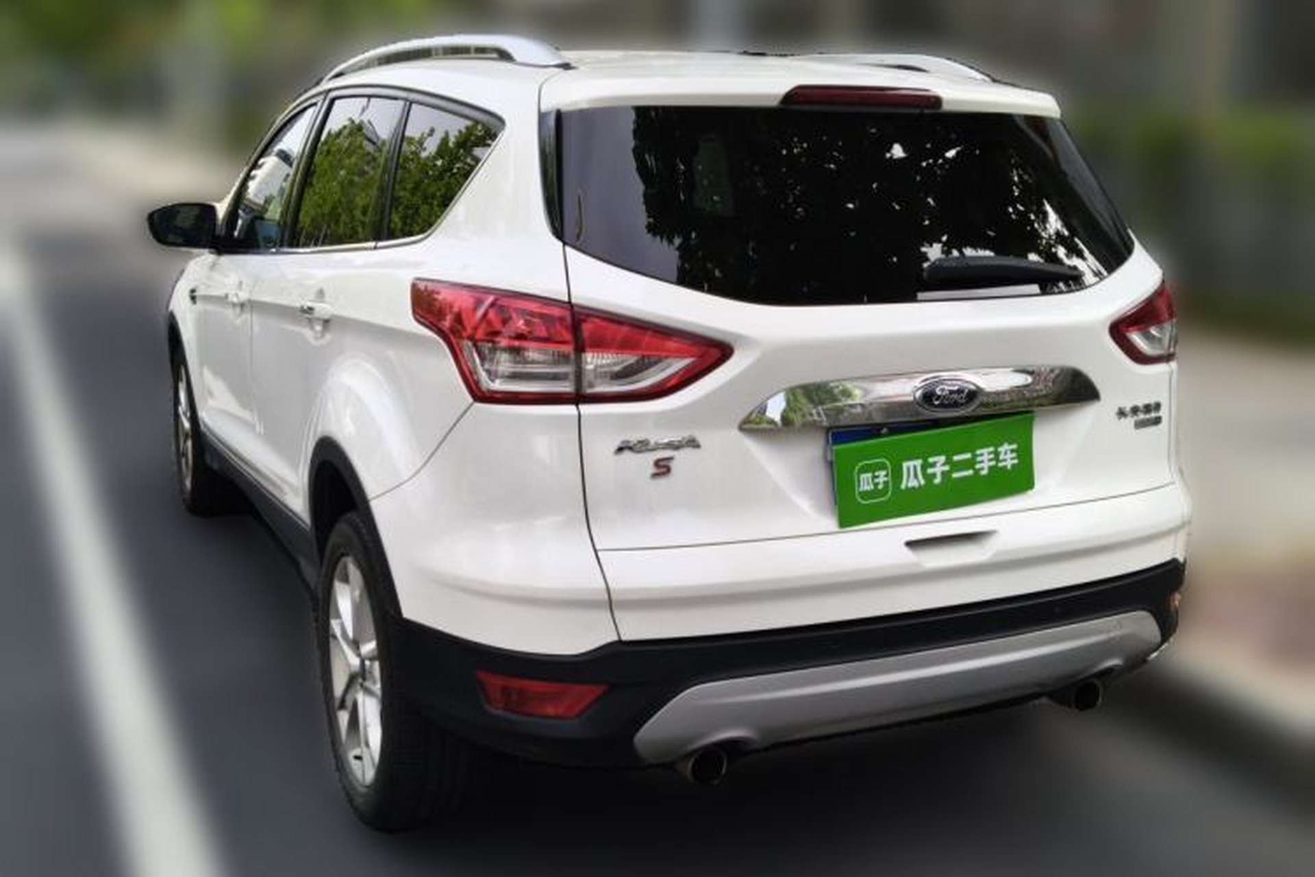 Used Ford Kuga 2013 2.0L GTDi Four-Wheel-Drive Sport Model Rear Left 45 Deg