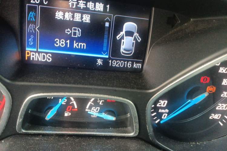 Used Ford Kuga 2013 1.6L GTDi 4x4 Elite Model Odometer Close Up