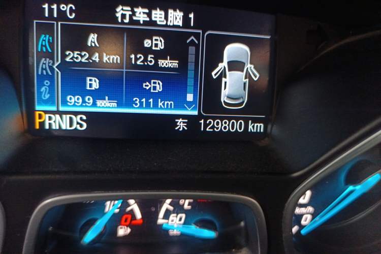 Used Ford Kuga 2013 1.6L GTDi 4x4 Elite Model Odometer Close Up