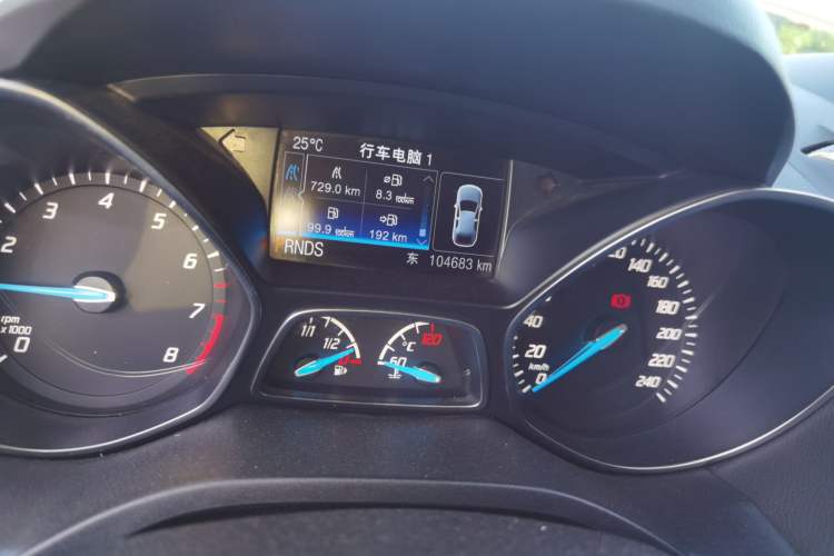 Used Ford Kuga 2013 1.6L GTDi 4x4 Elite Model Odometer Close Up