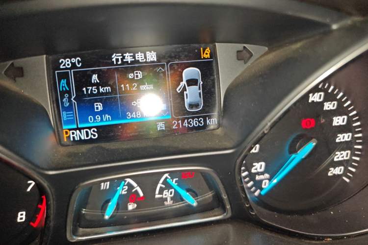 Used Ford Kuga 2013 2.0L GTDi Four-Wheel Drive Premium Model Odometer Close Up