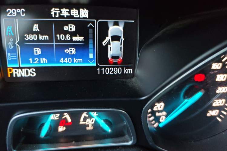 Used Ford Kuga 2015 2.0L GTDi Four-Wheel-Drive Sport Model Odometer Close Up