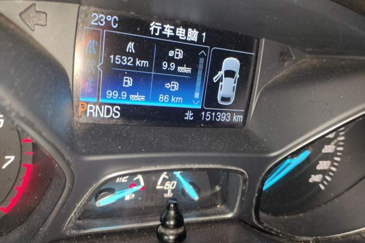 Used Ford Kuga 2015 1.5L GTDi Four-Wheel-Drive Elite Model Odometer Close Up