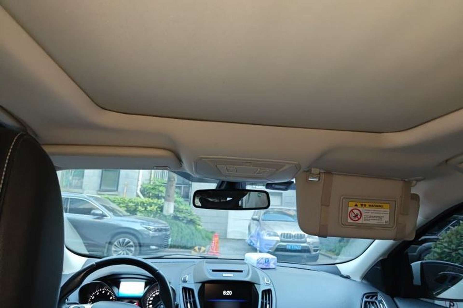 Used Ford Kuga 2015 1.5L GTDi Four-Wheel-Drive Elite Model Headliner