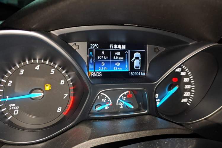 Used Ford Kuga 2015 1.5L GTDi Four-Wheel-Drive Elite Model Odometer Close Up
