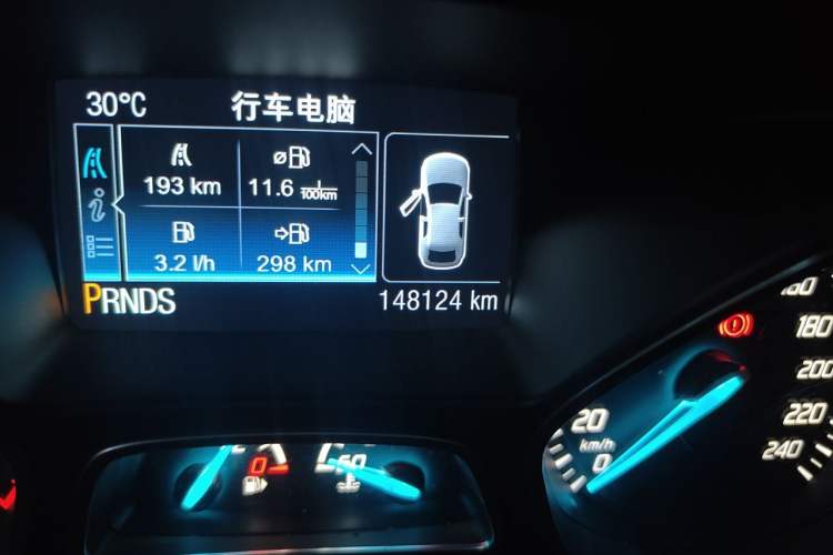 Used Ford Kuga 2015 1.5L GTDi Four-Wheel-Drive Elite Model Odometer Close Up