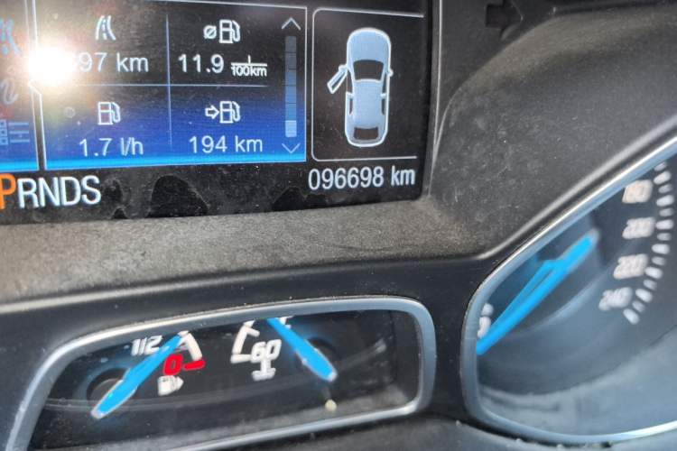 Used Ford Kuga 2015 2.0L GTDi Four-Wheel Drive Elite Model Odometer Close Up
