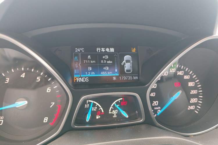 Used Ford Kuga 2015 2.0L GTDi Four-Wheel-Drive Sport Model Odometer Close Up