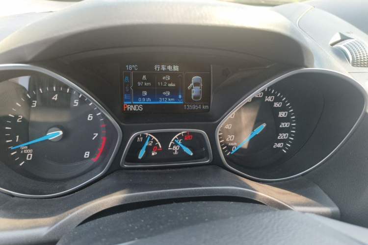 Used Ford Kuga 2015 2.0L GTDi Four-Wheel Drive Elite Model Odometer Close Up