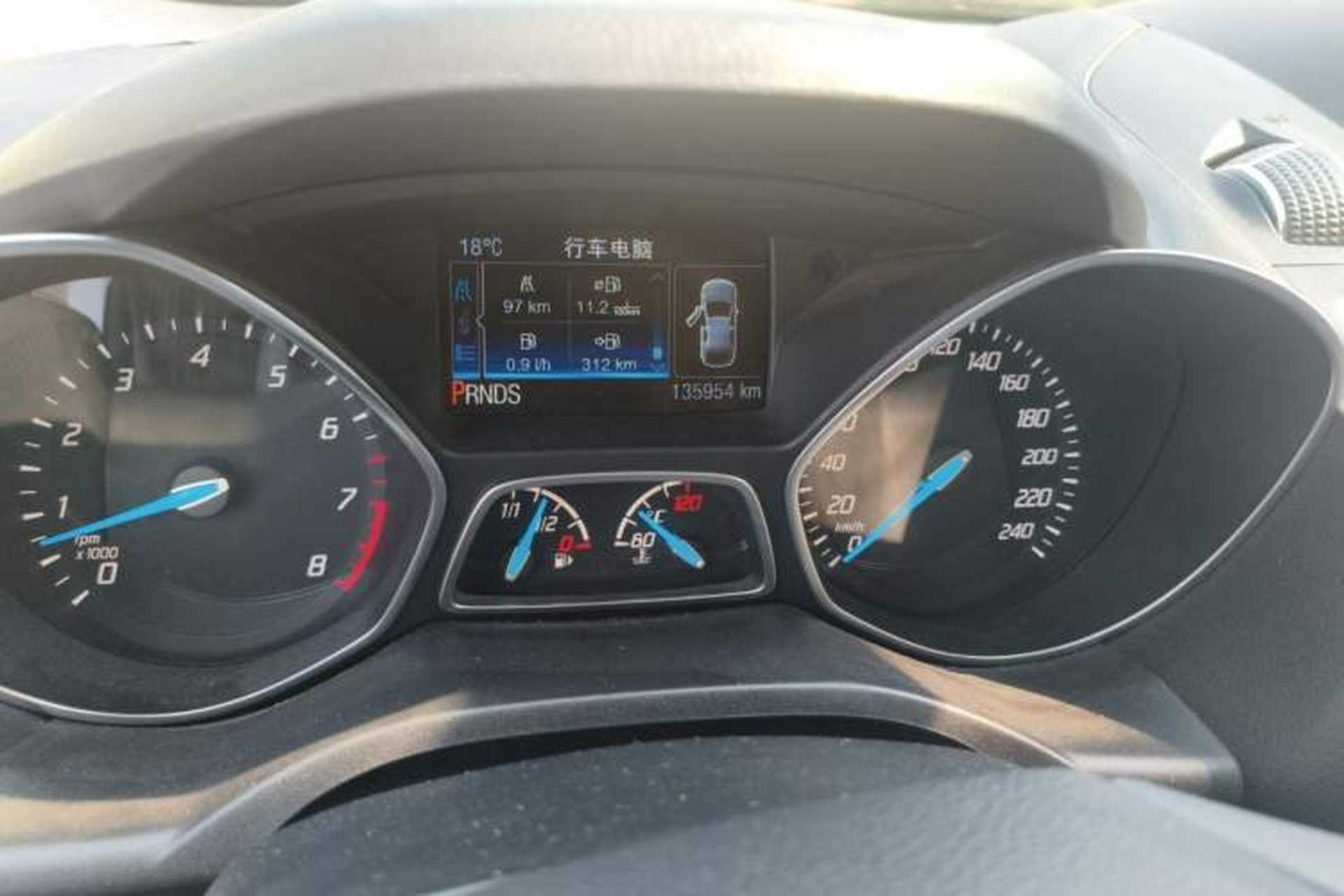 Used Ford Kuga 2015 2.0L GTDi Four-Wheel Drive Elite Model Odometer Close Up