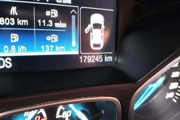 Used Ford Kuga 2015 1.5L GTDi Four-Wheel-Drive Elite Model Odometer Close Up