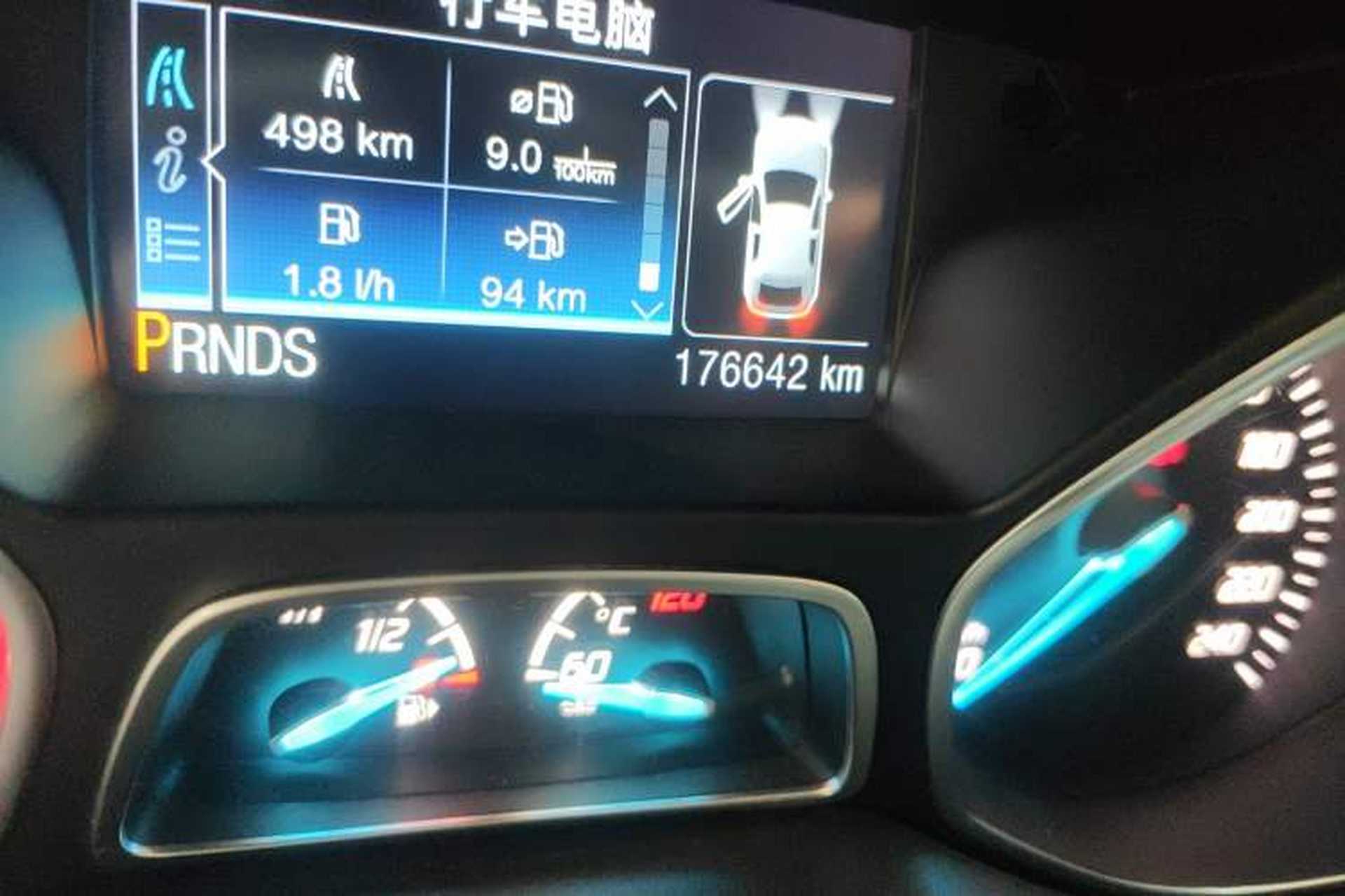 Used Ford Kuga 2015 2.0L GTDi Four-Wheel Drive Elite Model Odometer Close Up