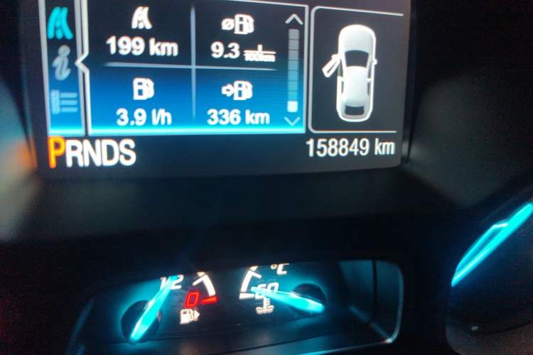 Used Ford Kuga 2015 2.0L GTDi Four-Wheel-Drive Sport Model Odometer Close Up