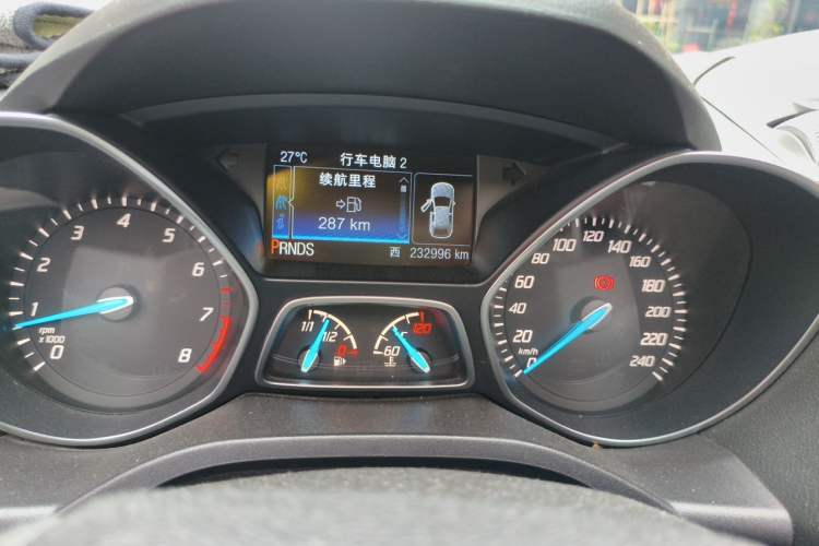 Used Ford Kuga 2015 2.0L GTDi Four-Wheel-Drive Sport Model Odometer Close Up